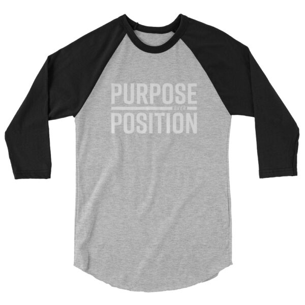 POP Boxed Logo 3/4 sleeve raglan shirt