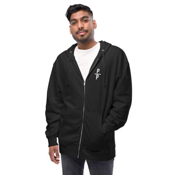 POP Icon Unisex fleece zip up hoodie - Image 3