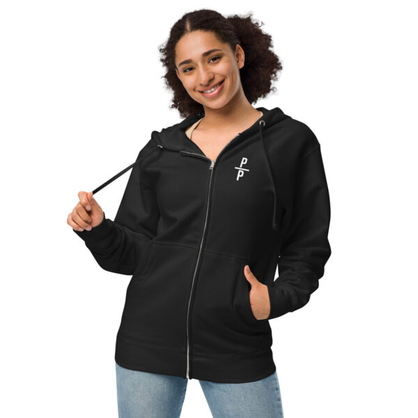 POP Icon Unisex fleece zip up hoodie - Image 2